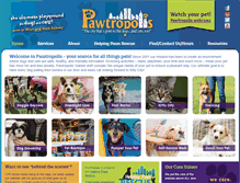 Tablet Screenshot of pawtropolis.com
